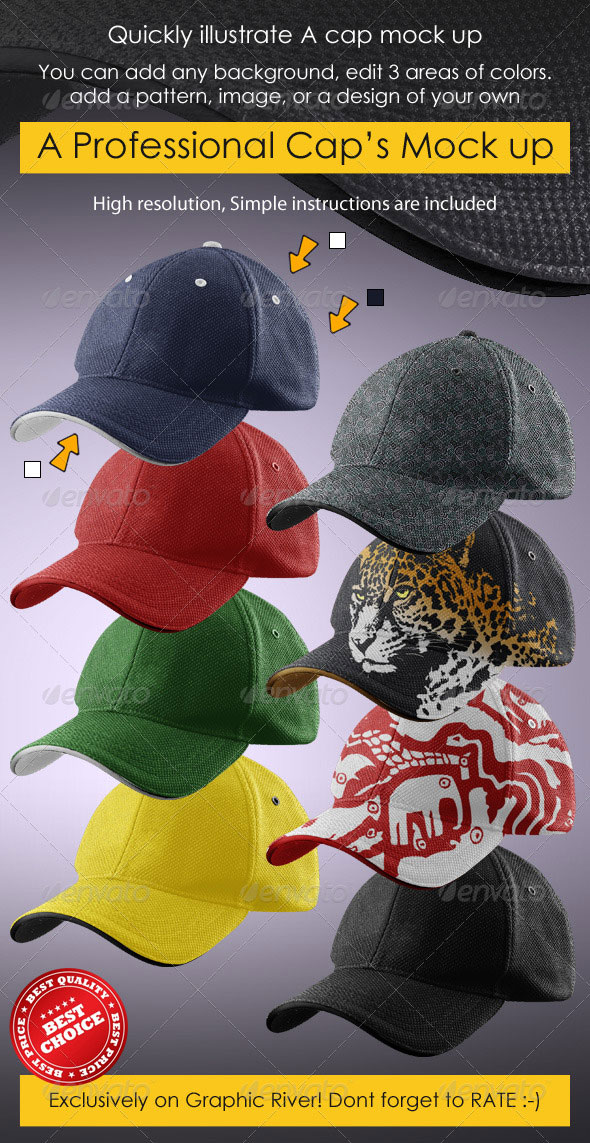 Professional Cap Mock-up