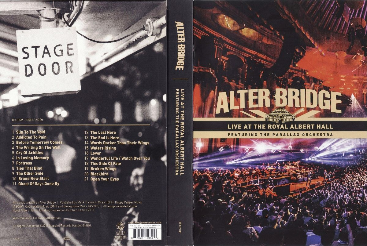 [공연실황][포스트그런지락] 2018 Alter Bridge- Live At The Royal Albert Hall BDRip