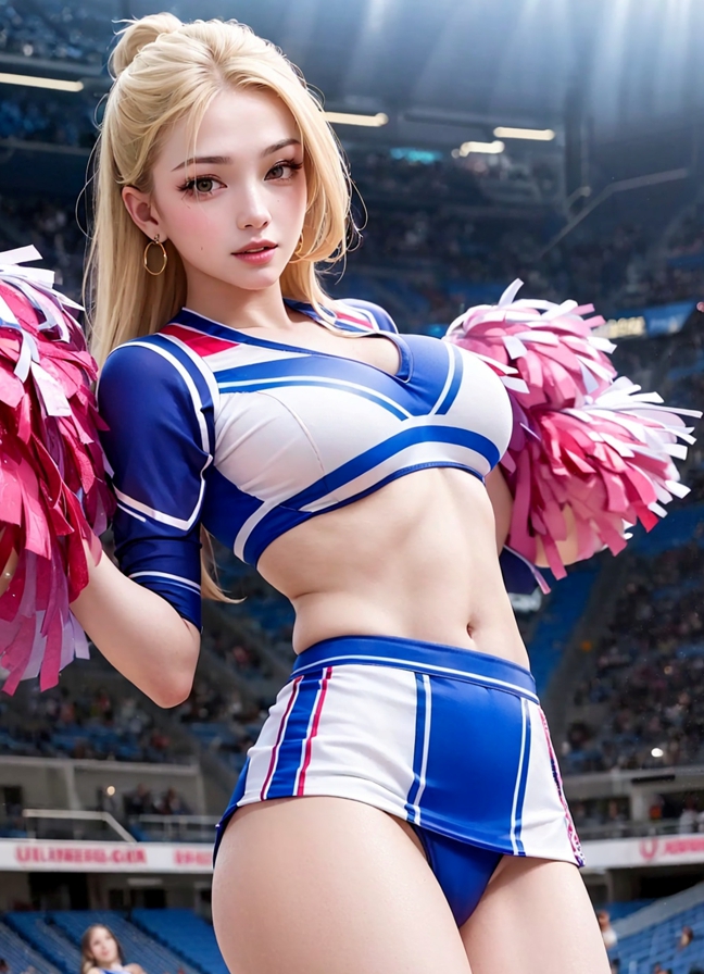 [sss급 cg] AI 그녀들이 보여주는 건 응원만이 아니다!! [반실사]