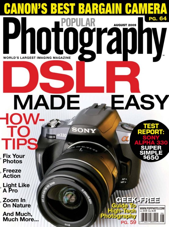 [e북잡지] Popular Photography 2009년 8월