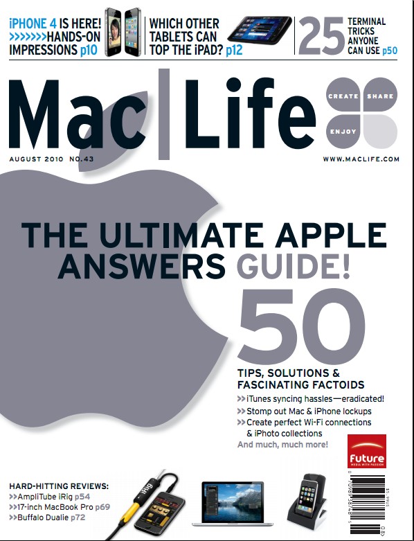 [e북잡지] MacLife.Magazine.2010년 8월