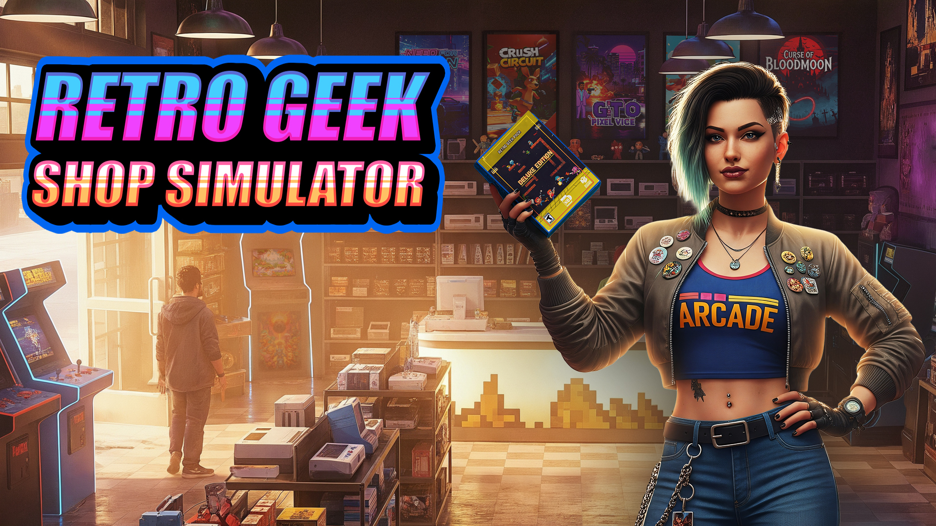 [NSW] 레트로 긱 샵 시뮬레이터 (Retro Geek Shop Simulator)