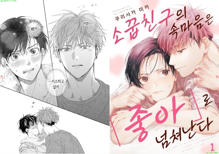[BL만화] 쿠리사카 미카 - 소꿉친구의 속마음은 좋아로 넘쳐난다 01권[냥면]
