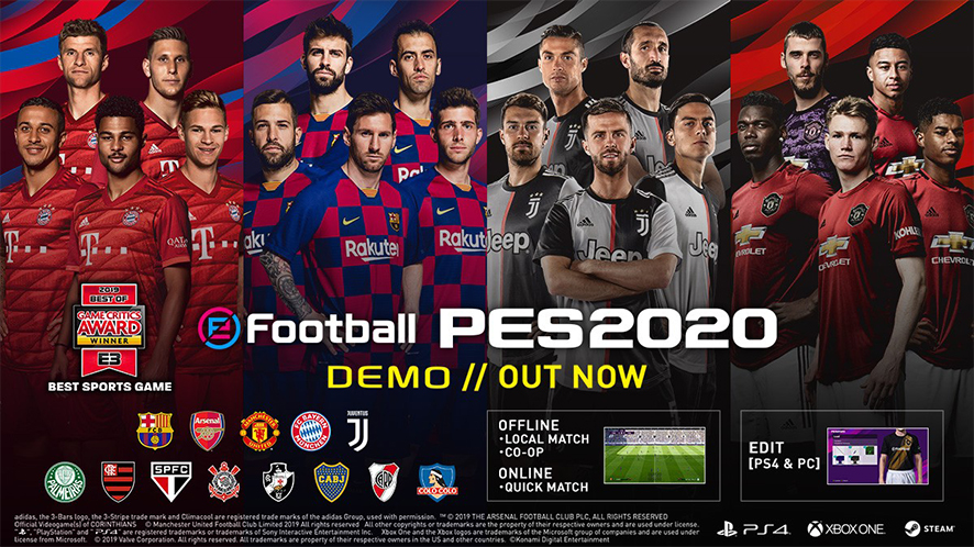 축구 PES2020 v1.08.01 업뎃 한글/무설치