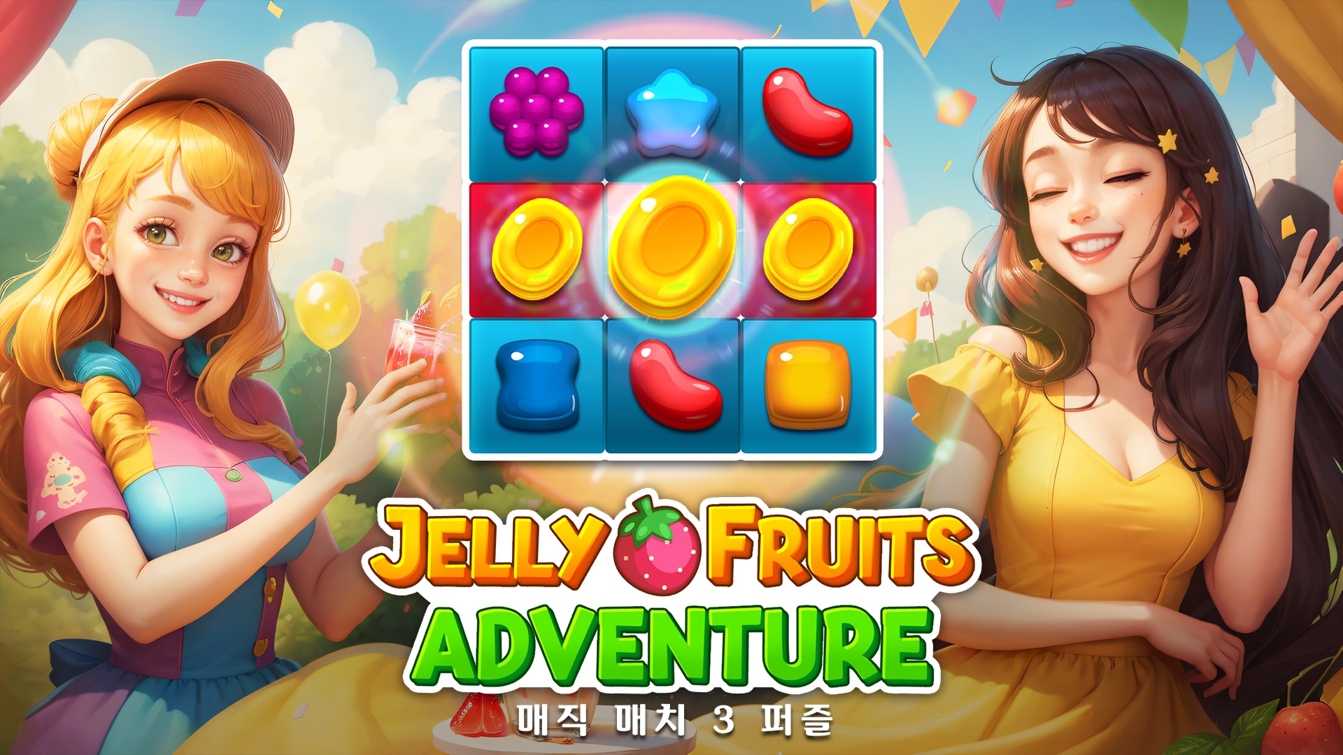 [NSW] 젤리 후르츠 어드벤처: 매직 매치 3 퍼즐 (Jelly Fruits Adventure: Magic Match 3 Puzzle)