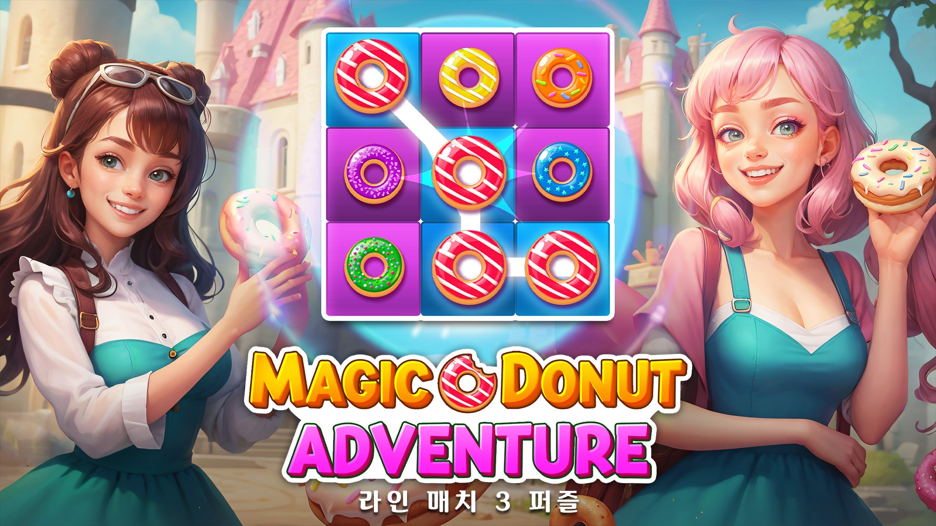 [NSW] 매직 도넛 어드벤처: 라인 매치 3 퍼즐 (Magic Donut Adventure: Line Match 3 Puzzle)