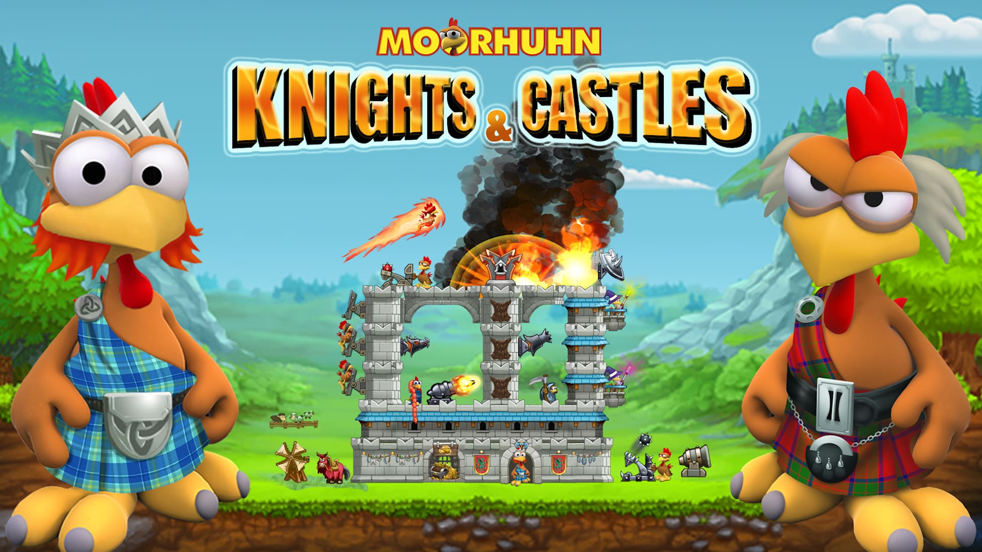 [NSW] 무어훈 나이츠 & 캐슬 (Moorhuhn Knights & Castles)