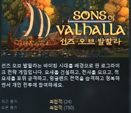 한글무설치/업뎃]바이킹 기지건설! 손 오브 발할라 Sons of Valhalla v2.0.20