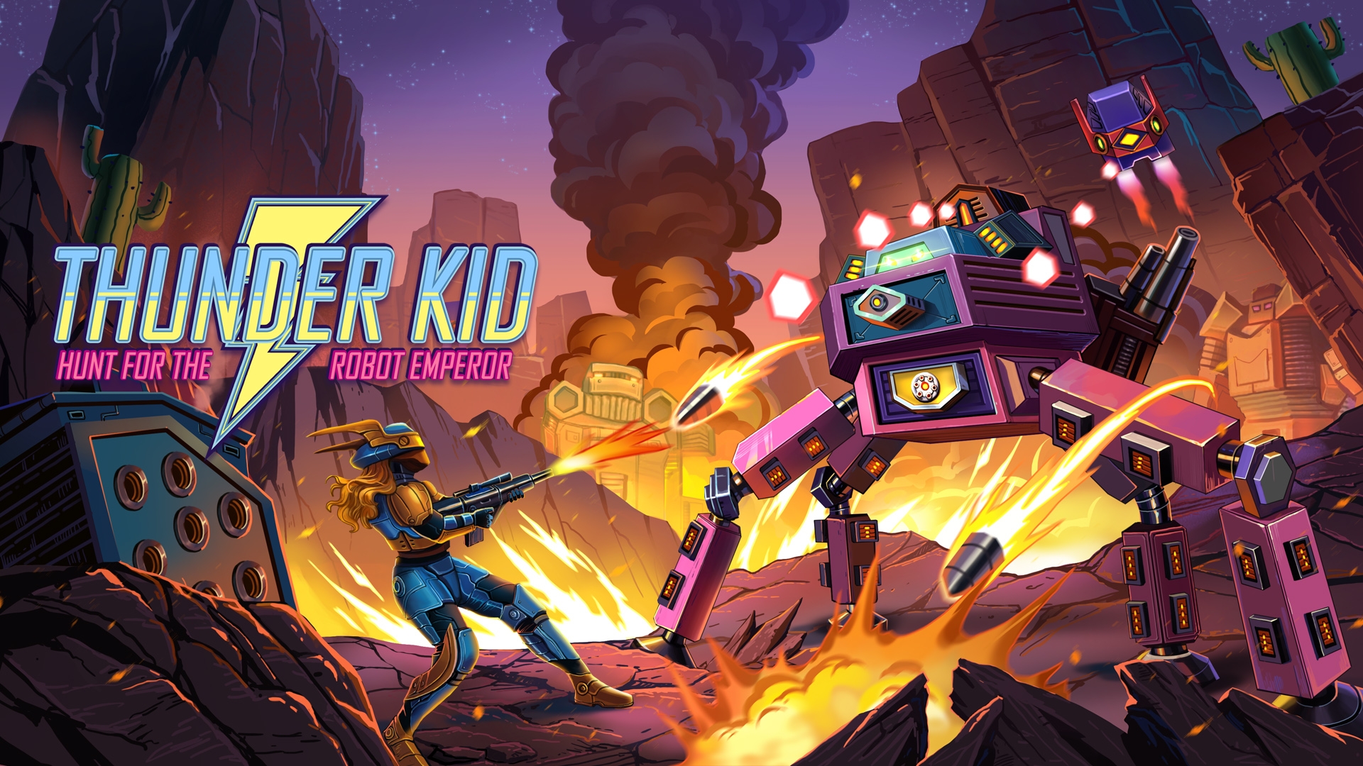 [NSW] 썬더 키드: 헌트 포 더 로봇 엠파이어 (Thunder Kid: Hunt for the Robot Emperor)