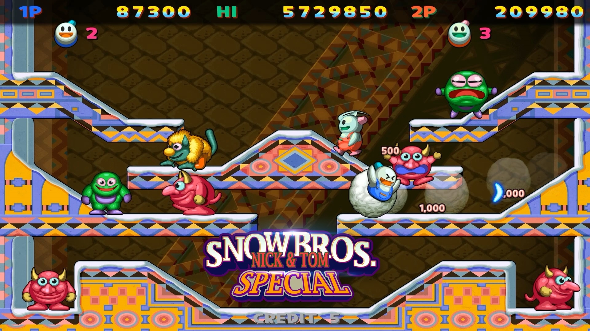 [NSW] 스노우 브라더스 스페셜 (SNOW BROS. NICK & TOM SPECIAL)