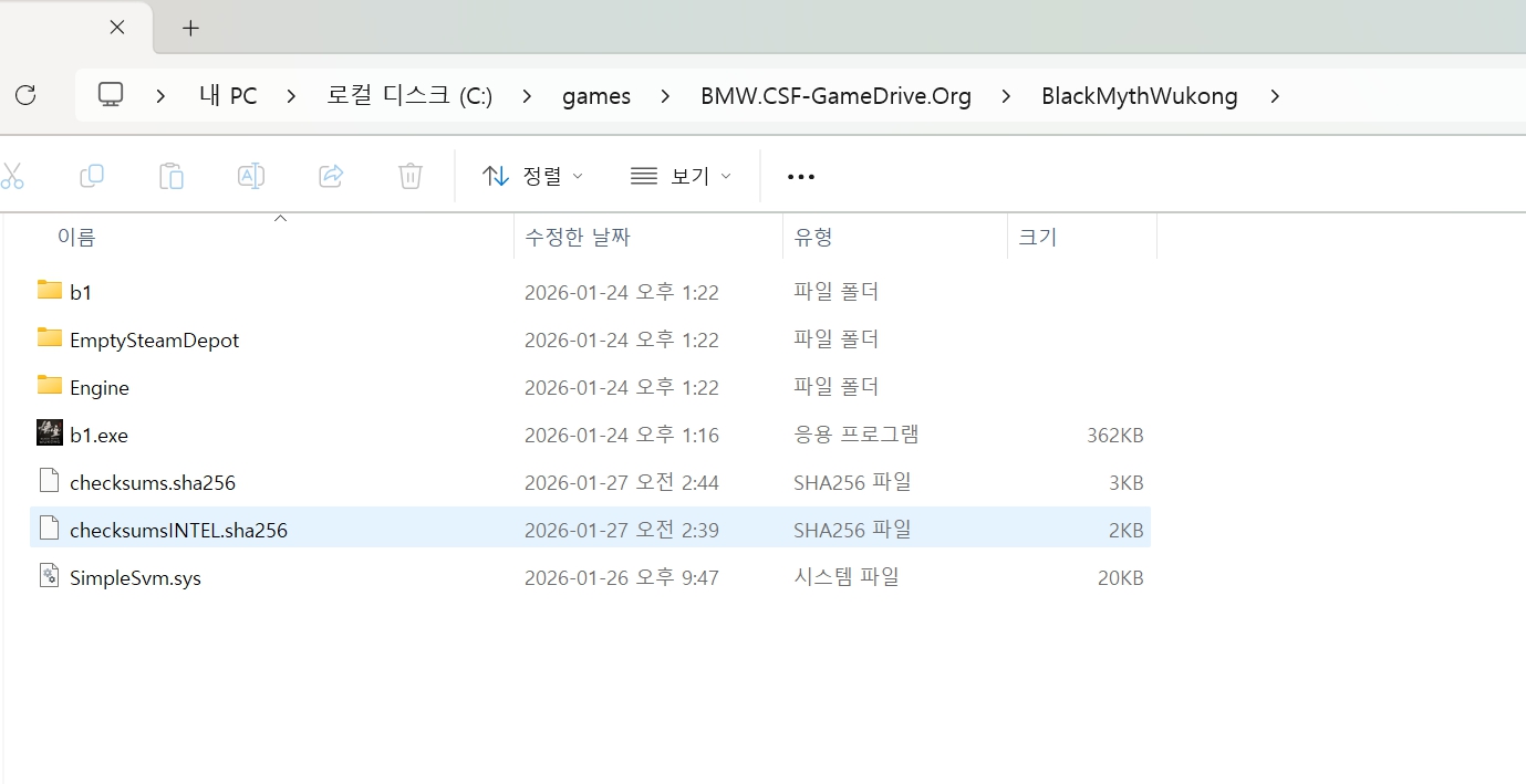 검은신화오공 베타크랙필수파일
