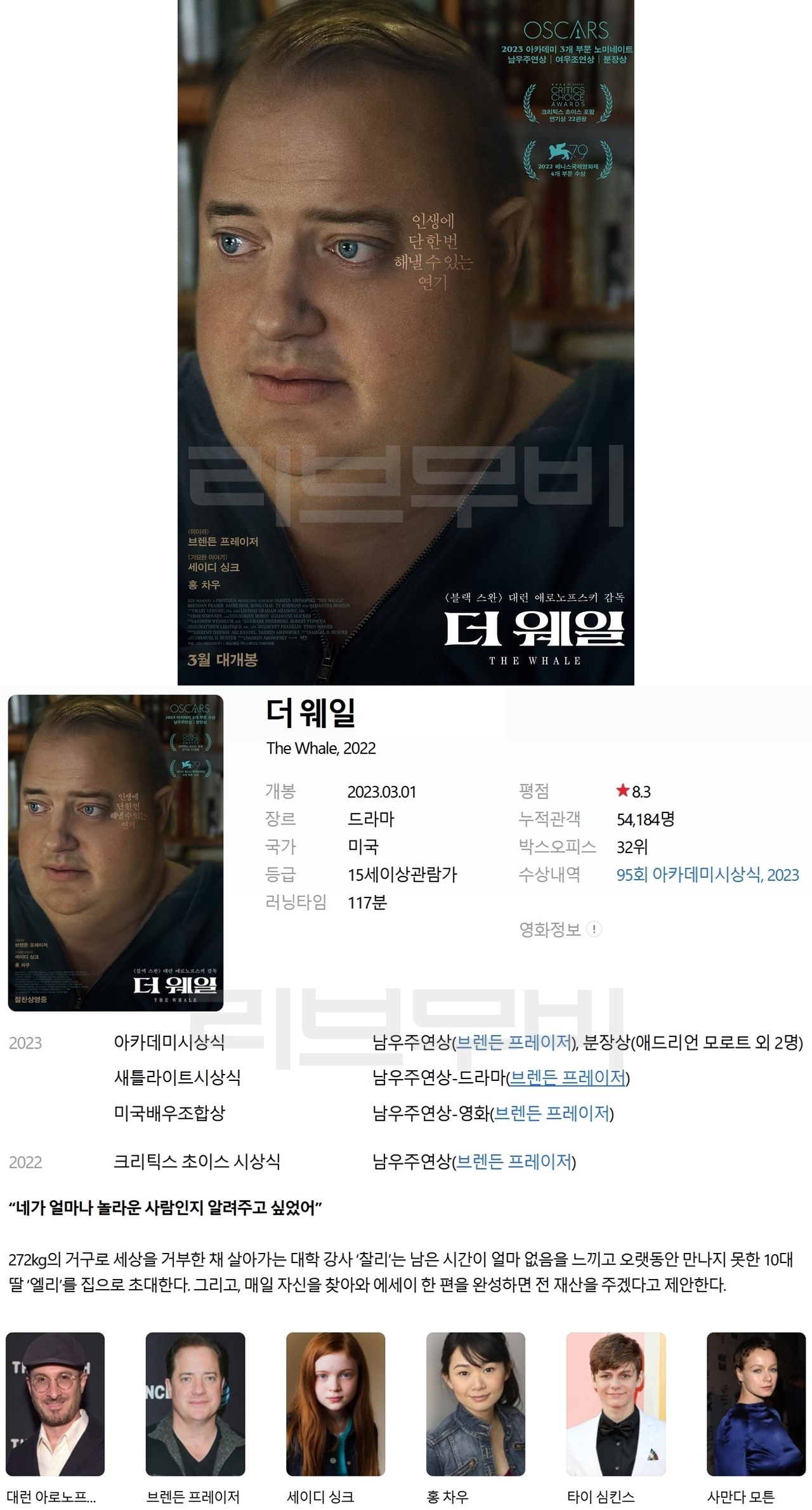 【UHD】더 웨일 -브렌든 프레이저. 인생 단 한번의 연기 The.Whale.2022.2160p.4K.WEB.x265.10bit.AAC5.1-[YTS.MX]