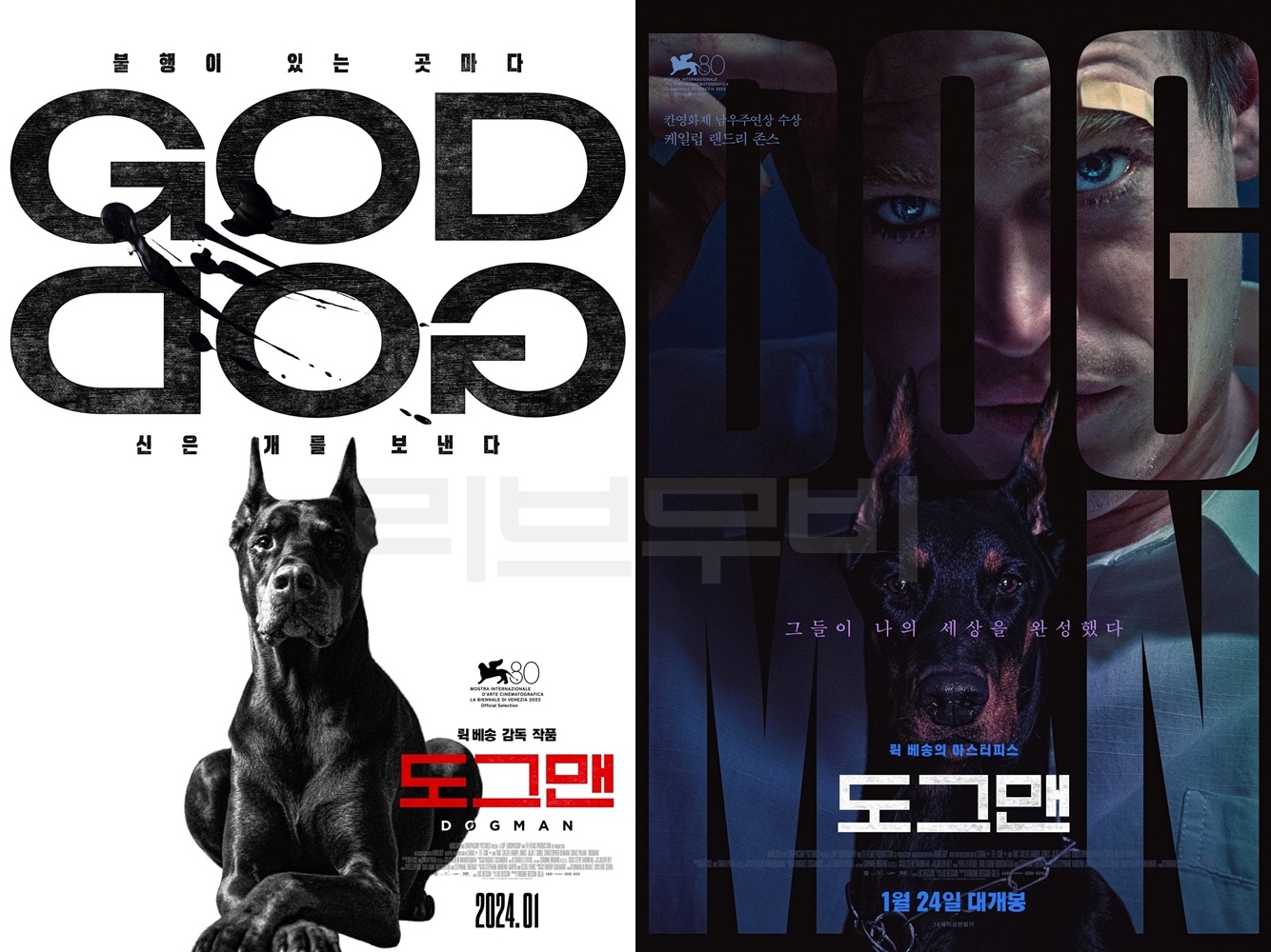 【FHD】도그맨 -뤽베송의 마스터피스 DogMan (2023) (BDRip 1080p HEVC HDR10 EAC3) [OEP]