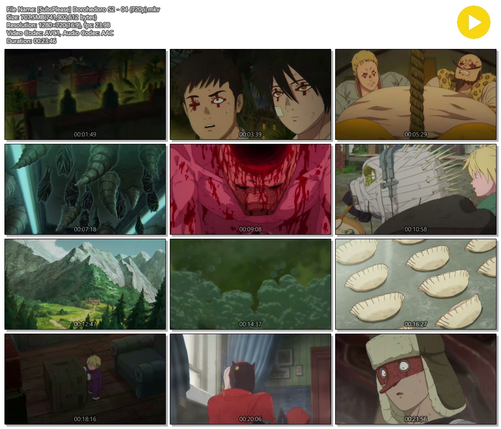 [SubsPlease] 도로헤도로 2기 - 04 (1280x720)