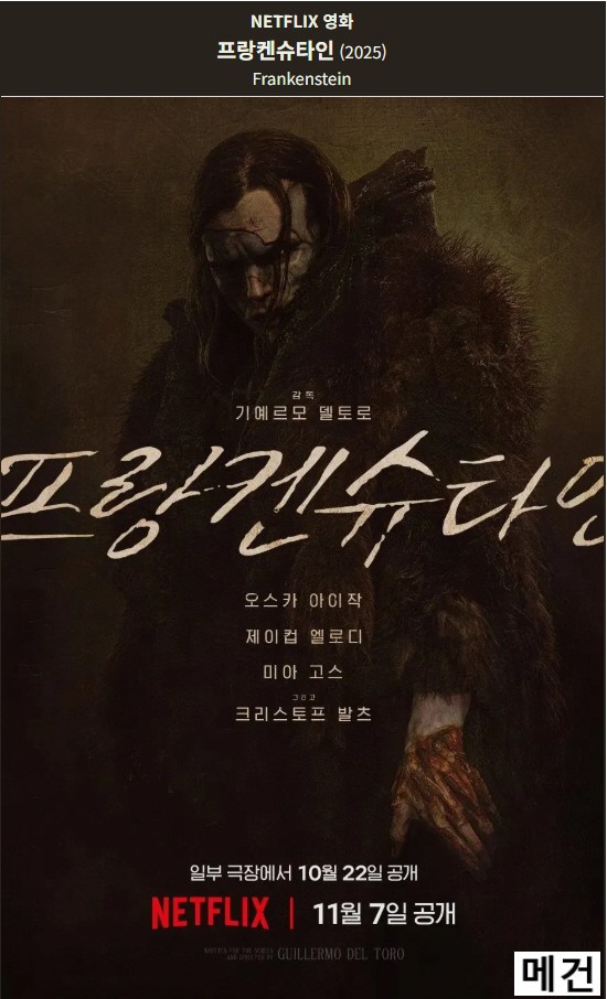 [N] 프랑켄슈타인. 2025 (신이 되려 한 자, 괴물이 될지니)
