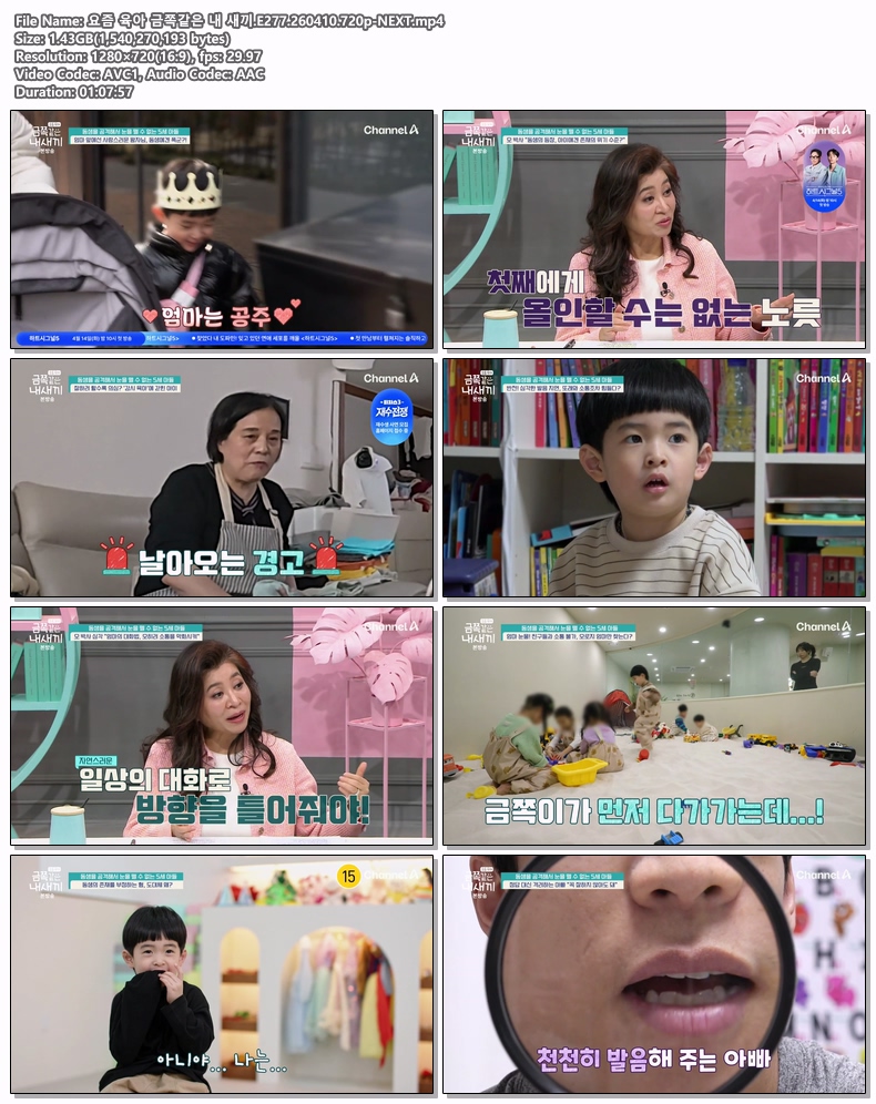 요즘 육아 금쪽같은 내 새끼.E277.260410.720p-NEXT