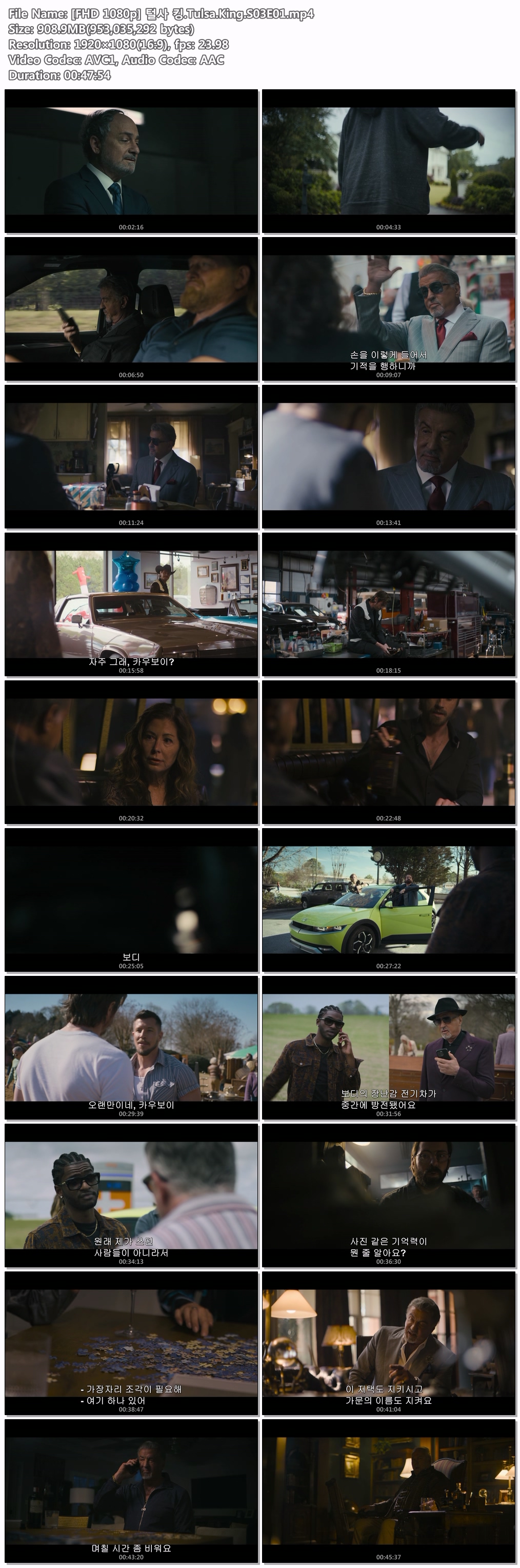 [Paramount+] 털사 킹(Tulsa King) 시즌3