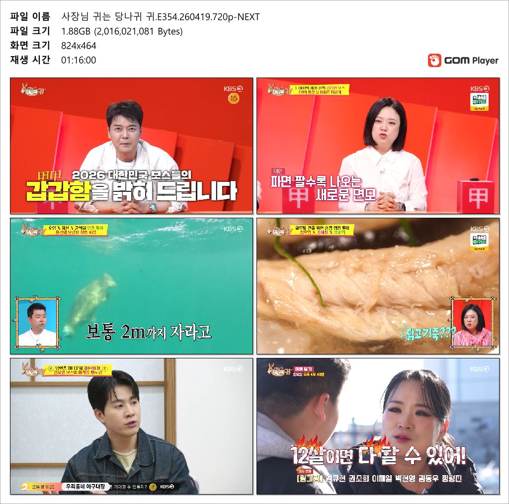 사장님 귀는 당나귀 귀.E354.260419.720p-NEXT