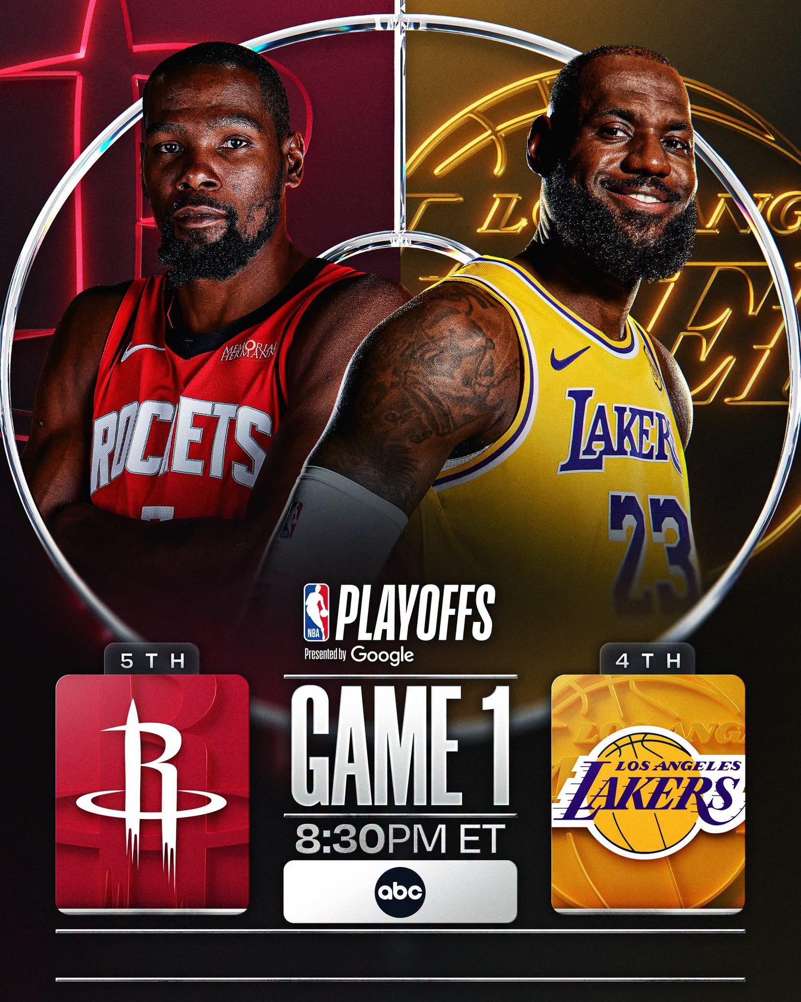 [핖NBA] 26.04.19 WC.PO.R1.G1 LA레이커스 VS 휴스턴 [720P.ABC]