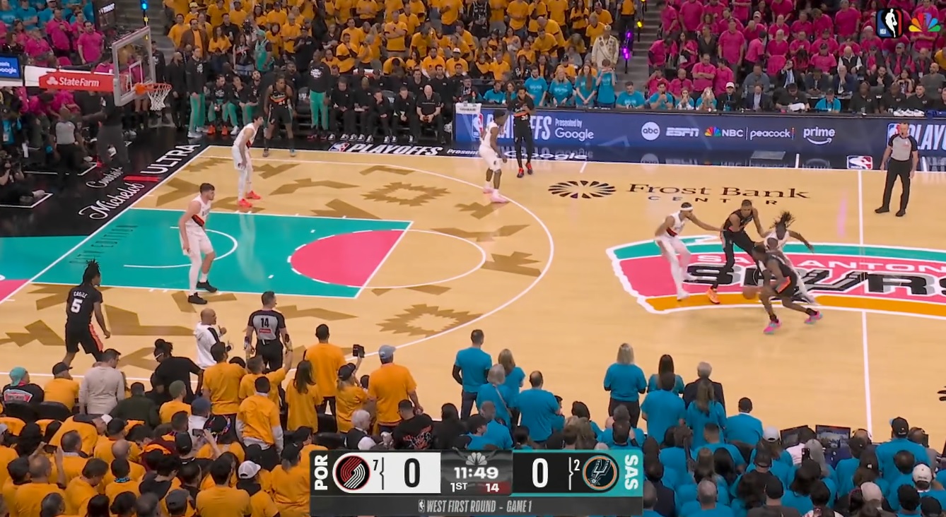 [NBA PO WC R1 G1] 샌안토니오 vs 포틀랜드 260420