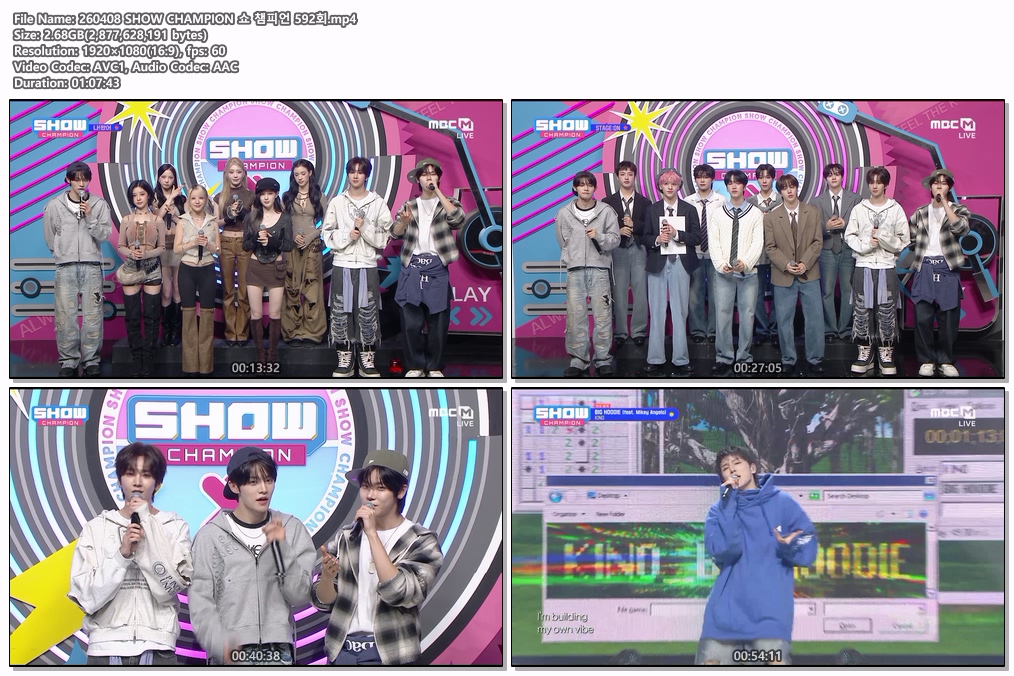 260408 SHOW CHAMPION 쇼 챔피언 592회