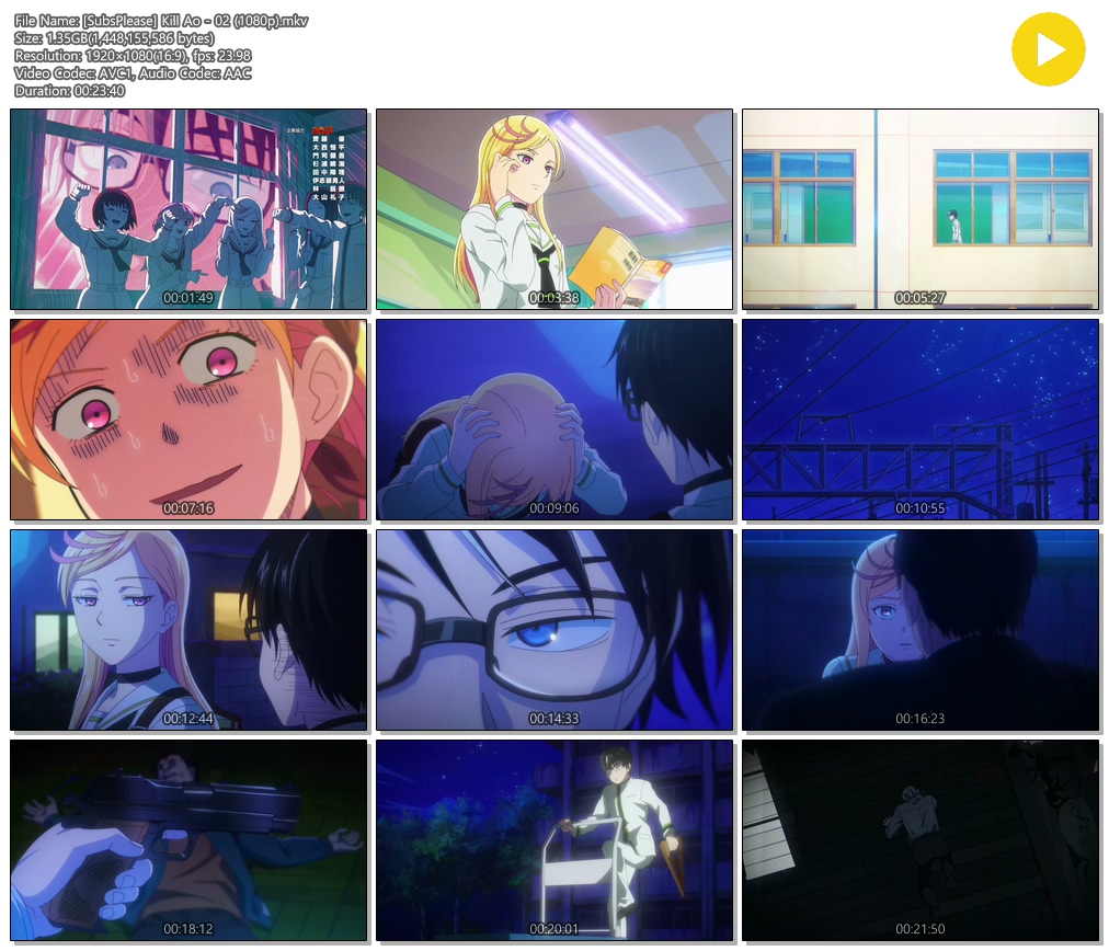 [SubsPlease] 킬 블루 - 02 (1920x1080)