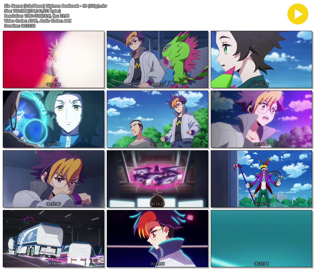 [SubsPlease] 디지몬 비트브레이크 - 28 (1280x720)