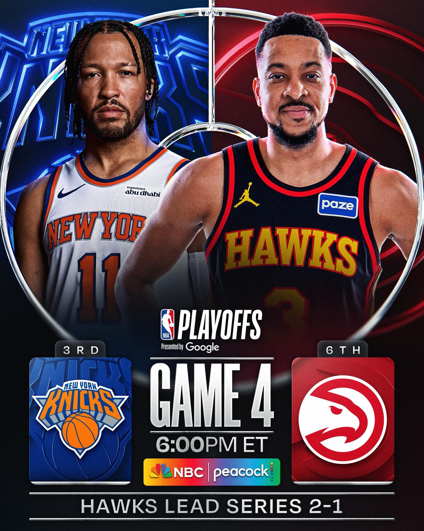 [핖.NBA] 26.04.26 EC.PO.R1.G4 뉴욕 VS 애틀랜타 [1080P.NBC]