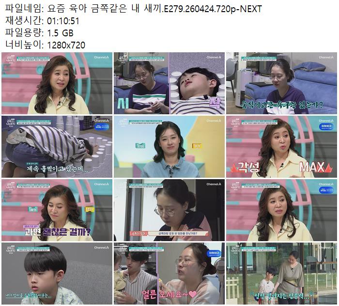 요즘 육아 금쪽같은 내 새끼.E279.260424.720p-NEXT