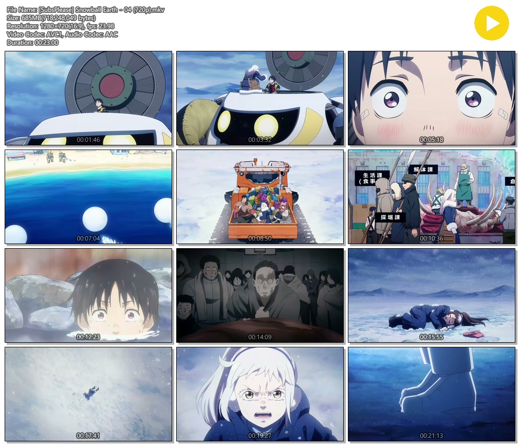 [SubsPlease] 스노우볼 어스 - 04 (1280x720)