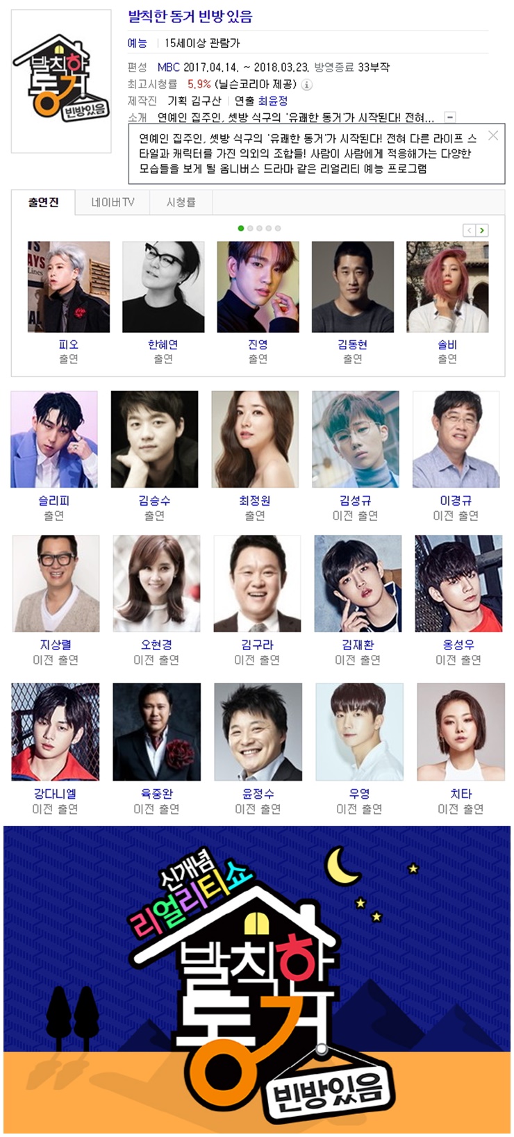 [ 완결모음 ] 발칙한 동거 빈방 있음 1 - 10화 (720p) - 피오.한혜연.묶음.김동현.김구라.이경규