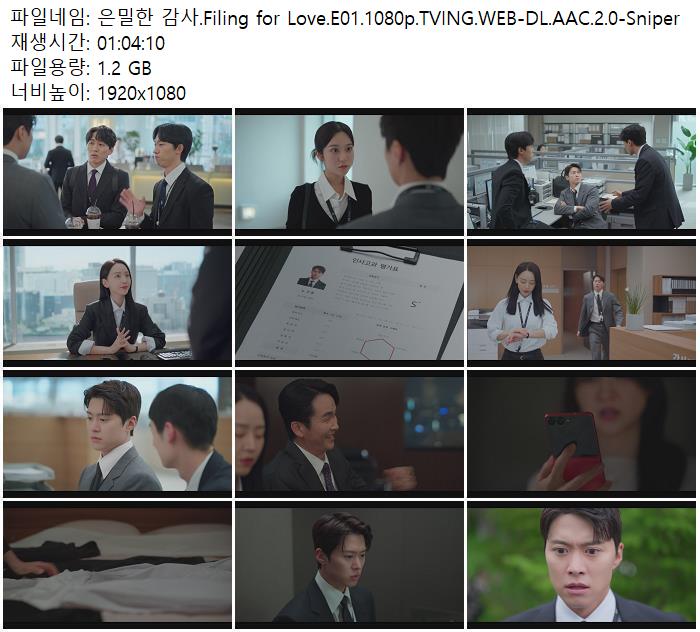 은밀한 감사.Filing for Love.E01.1080p.TVING.WEB-DL.AAC.2.0-Sniper