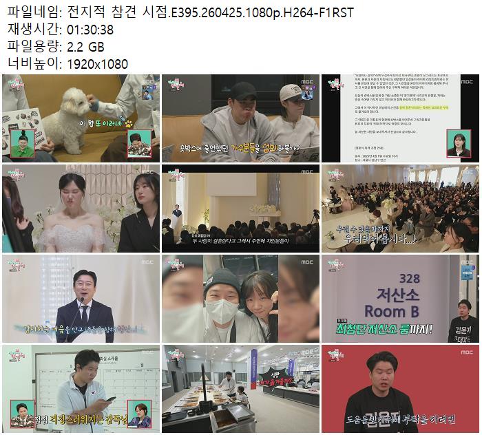 전지적 참견 시점.E395.260425.1080p.H264-F1RST