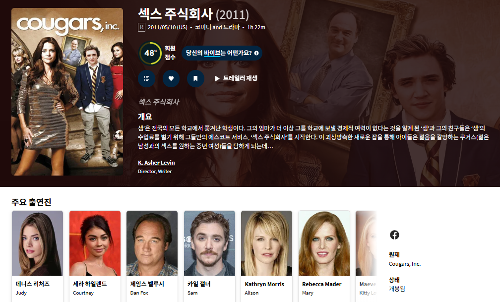 [큐레이터] 29금 화끈한 섹시 코미디 [쿠거주..