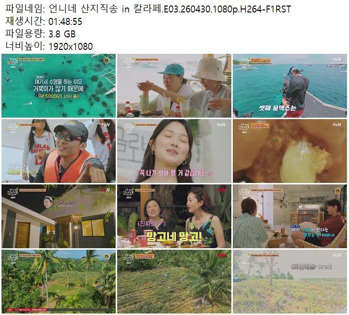 언니네 산지직송 in 칼라페.E03.260430.1080p.H264-F1RST