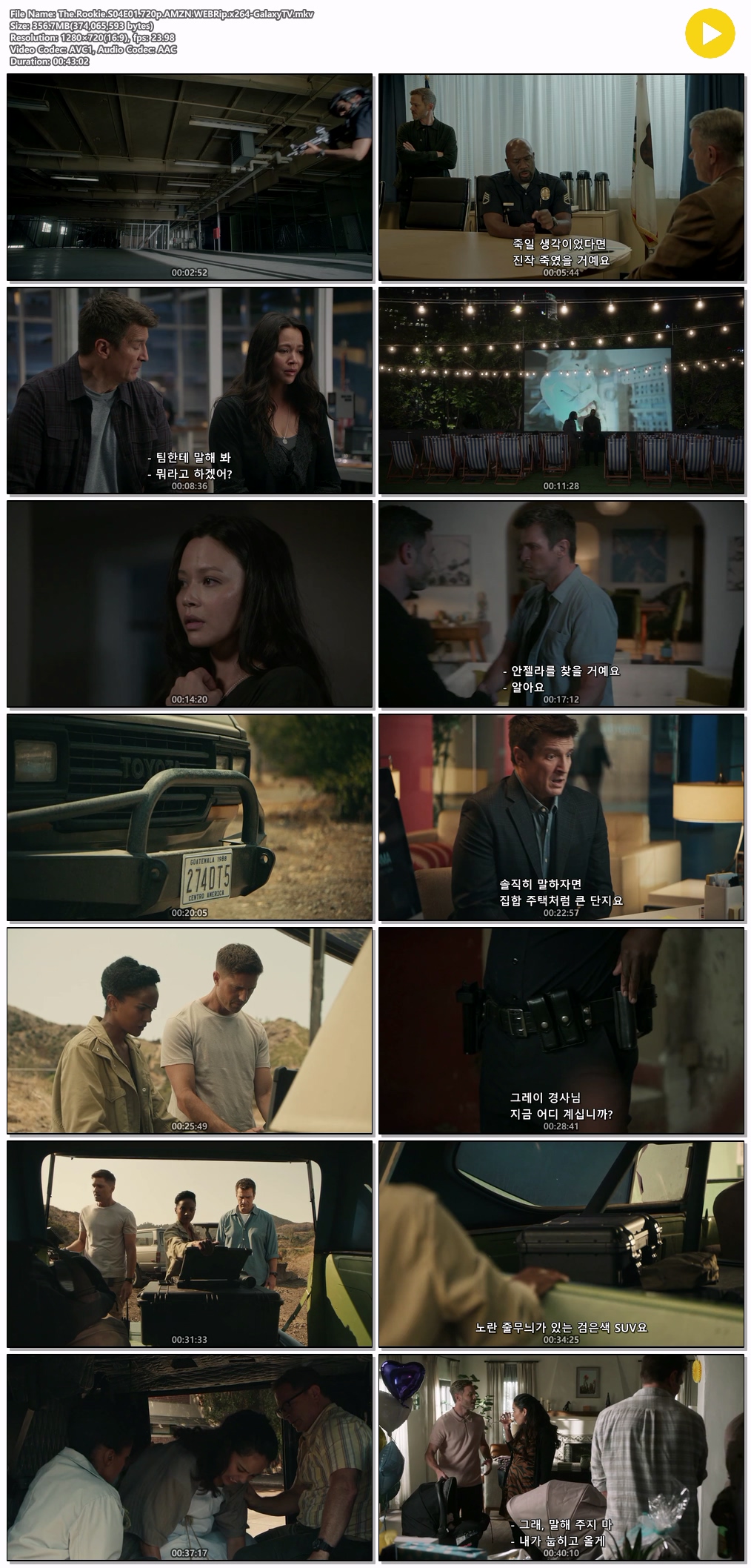 더 루키 시즌4 완결 [720p 자막포함]