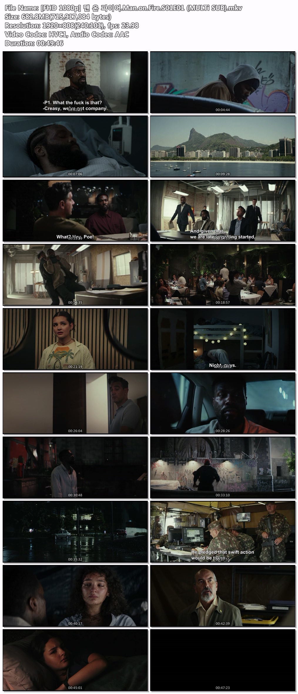 [NETFLIX] 맨 온 파이어(Man on Fire)