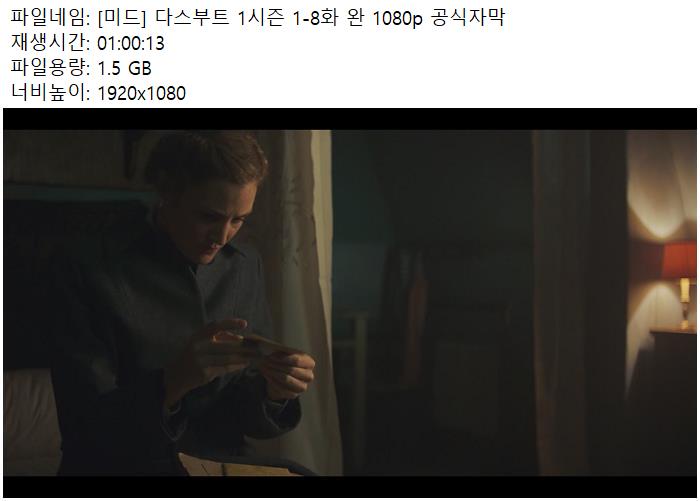 미드 다스부트 1시즌 8부작 1080p 한글