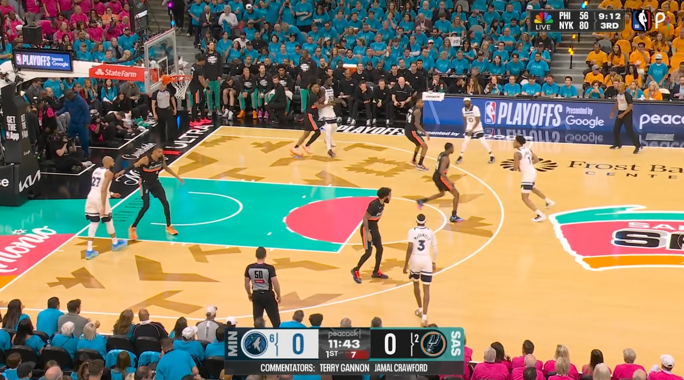 [NBA PO WC R2 G1] 샌안토니오 vs 미네소타 260505