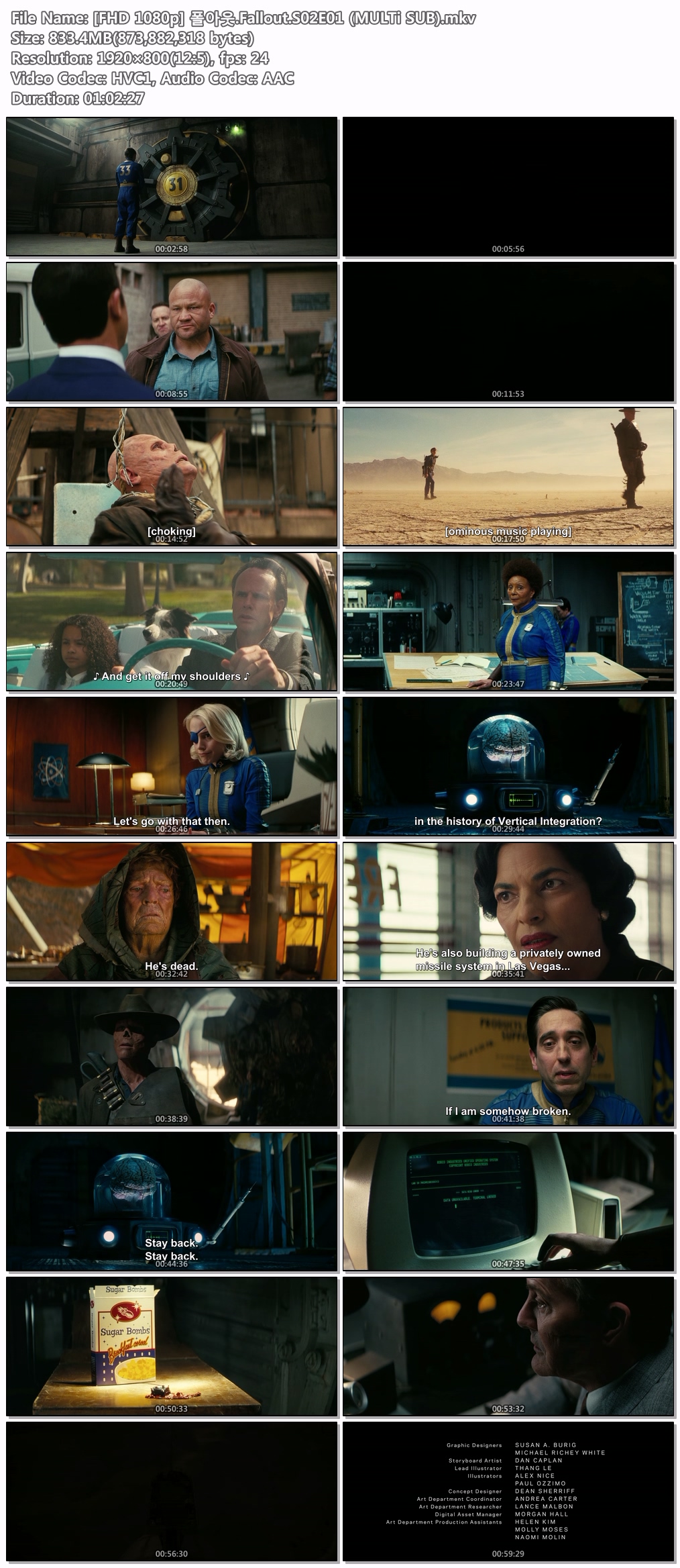 [prime video] 폴아웃(Fallout) 시즌2