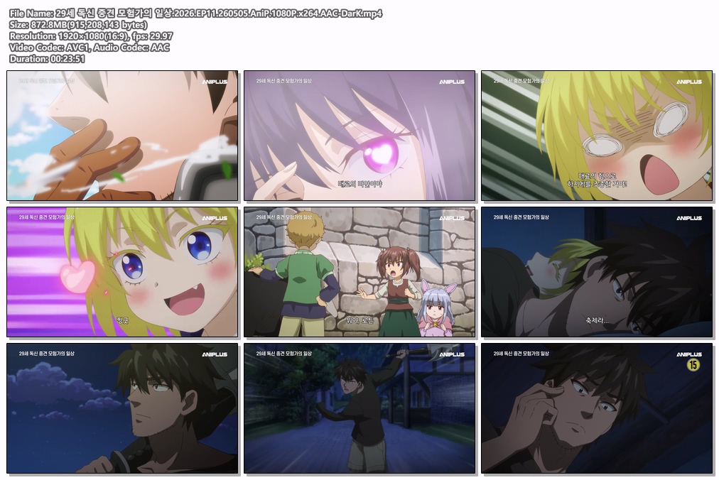 29세 독신 중견 모험가의 일상.2026.EP11.260505.AniP.1080P.x264.AAC-DarK