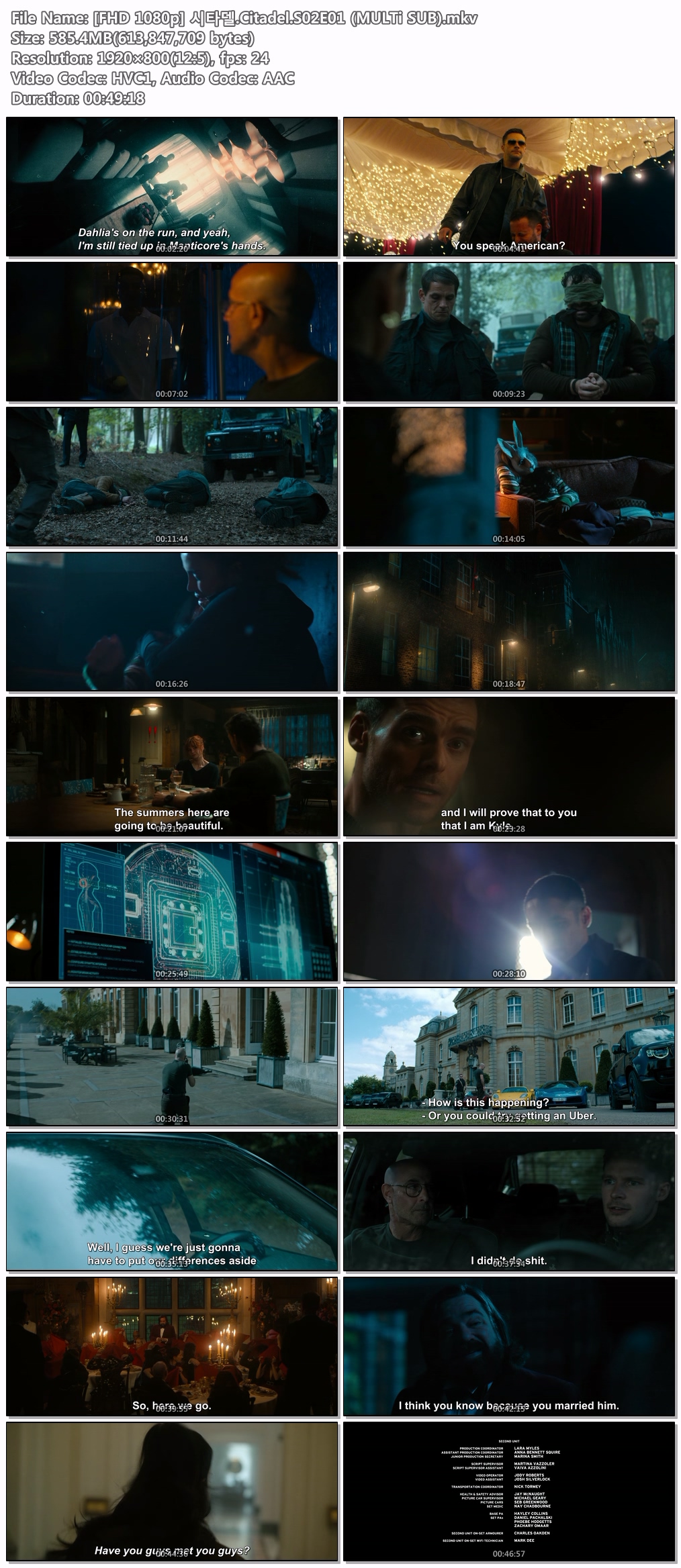 [prime video] 시타델(Citadel) 시즌2