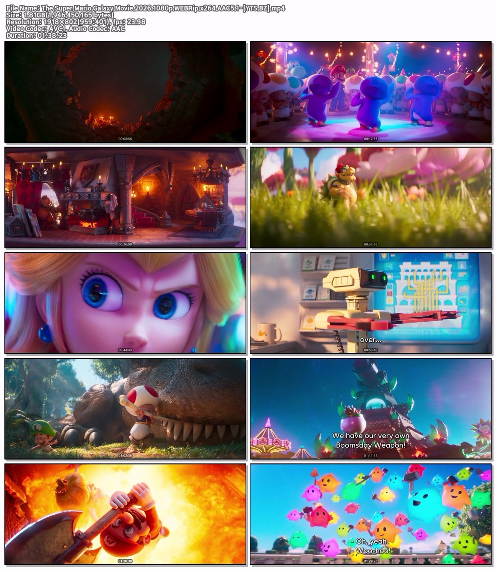 (영자막) The Super Mario Galaxy Movie (2026) [1080p] [WEBRip] [5.1]