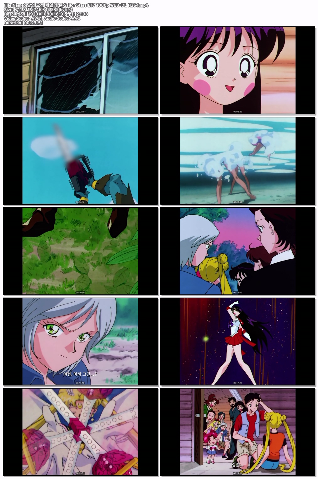 달의 요정 세일러 문 Sailor Stars E17 1080p WEB-DL H264