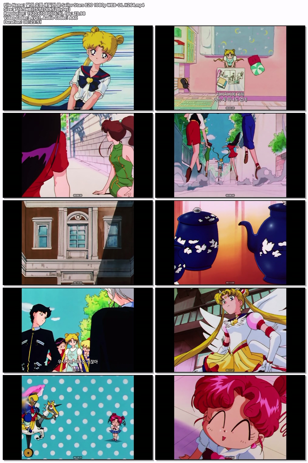 달의 요정 세일러 문 Sailor Stars E20 1080p WEB-DL H264