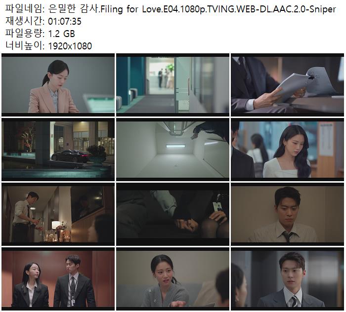 은밀한 감사.Filing for Love.E04.1080p.TVING.WEB-DL.AAC.2.0-Sniper