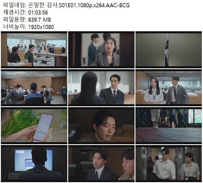 은밀한 감사.S01E01.1080p.x264.AAC-BCG