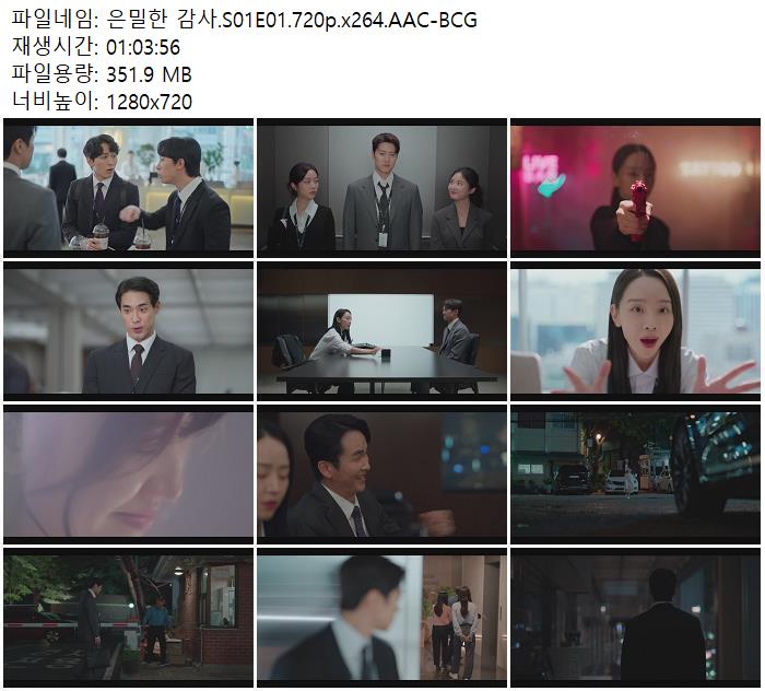 은밀한 감사.S01E01.720p.x264.AAC-BCG