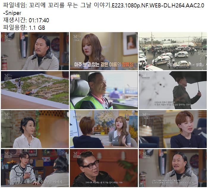 꼬리에 꼬리를 무는 그날 이야기.E223.1080p.NF.WEB-DL.H264.AAC2.0 -Sniper