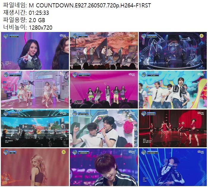 M COUNTDOWN.E927.260507.720p.H264-F1RST